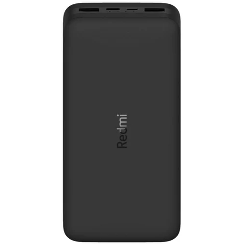 Внешний аккумулятор Xiaomi Mi Redmi 18W Fast Charge Power Bank, 20000 мАч, черный VXN4304GL - фото 1