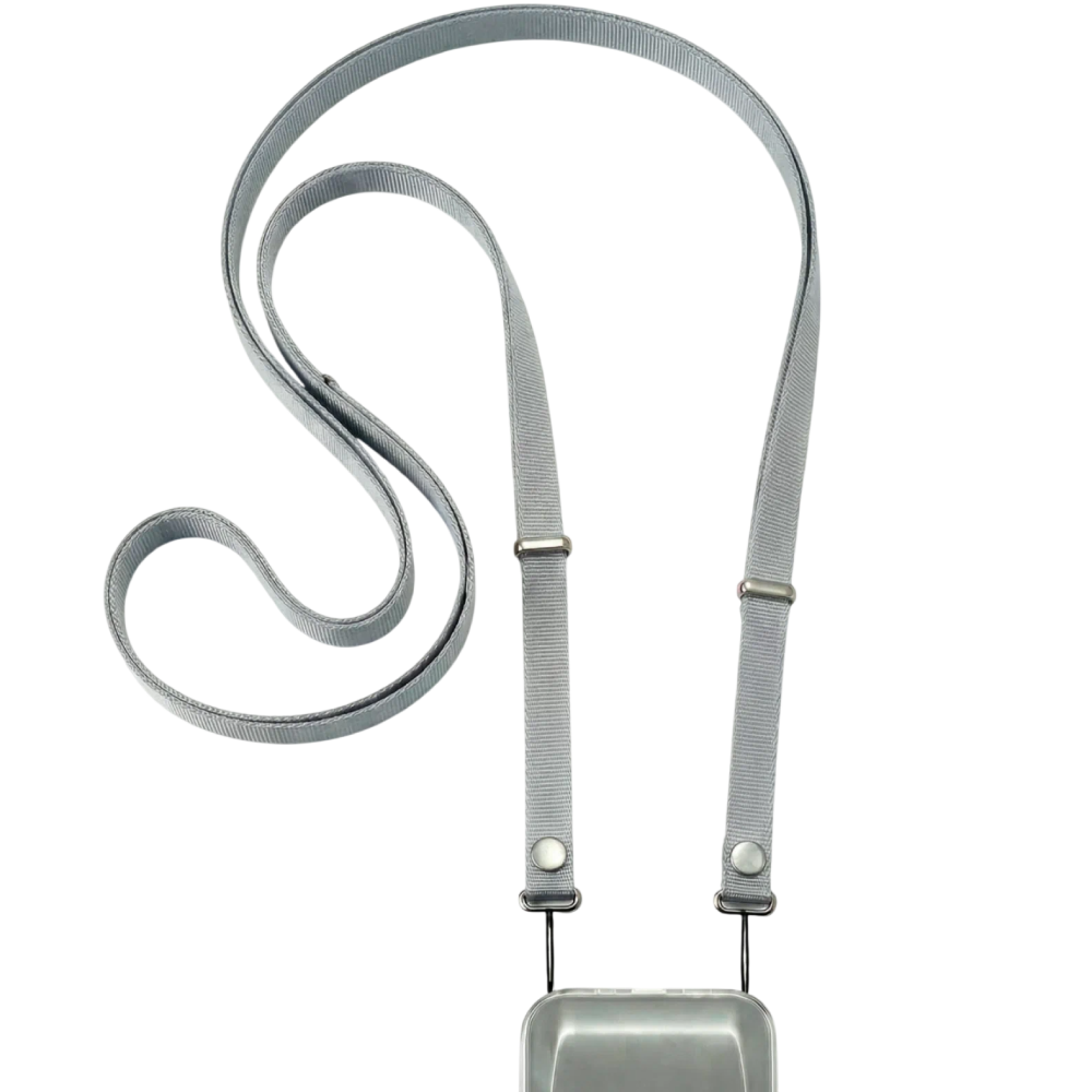 Ремешок FLEXIS Crossbody Strap 103-202 см светло-серый