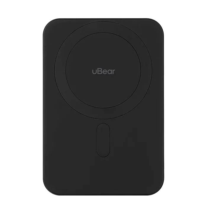 Внешний аккумулятор uBear Slide Magnetic Qi2 10000 мАч, черный