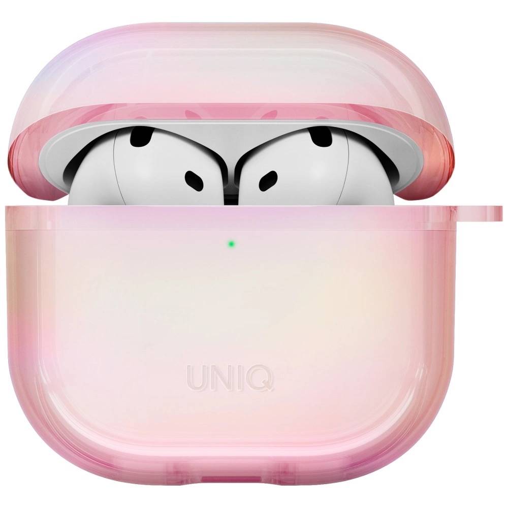 Чехол Uniq Iridescia (holographic) розовая призма, для AirPods 4/4 ANC