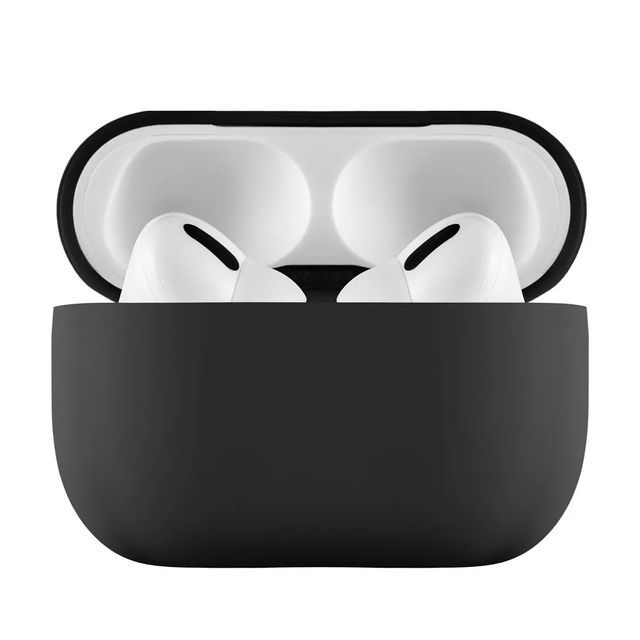 Чехол uBear Touch Pro Silicone Case черный, для AirPods Pro 2