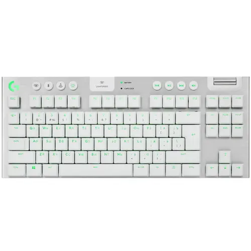 

Клавиатура Logitech G915 TKL Lightspeed, белый
