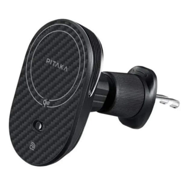 Автомобильный держатель Pitaka MagEZ Car Mount Pro 2 Qi2 черный