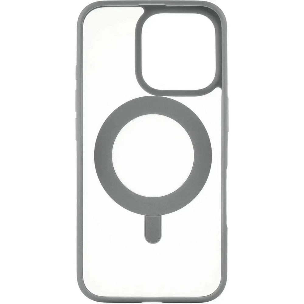 Чехол-накладка uBear Сlip 360 для iPhone 16 Pro, поликарбонат, серый