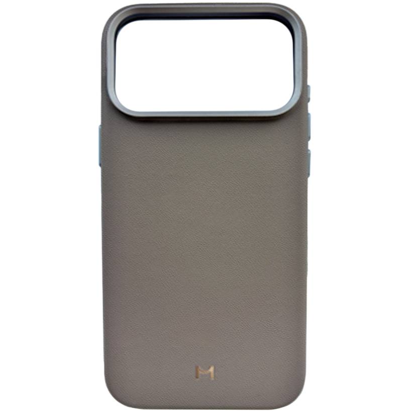 Чехол-накладка Magssory Eco-Leather Case для iPhone 17 Pro, экокожа, латте
