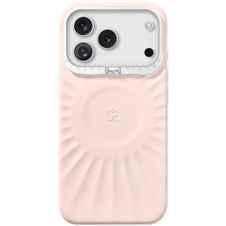 Чехол-накладка PYNANA Starlight Series для iPhone 17 Pro Max, силикон, розовый