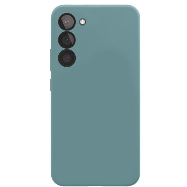

Чехол-накладка VLP Silicone Case для Galaxy S23, силикон, темно-зеленый