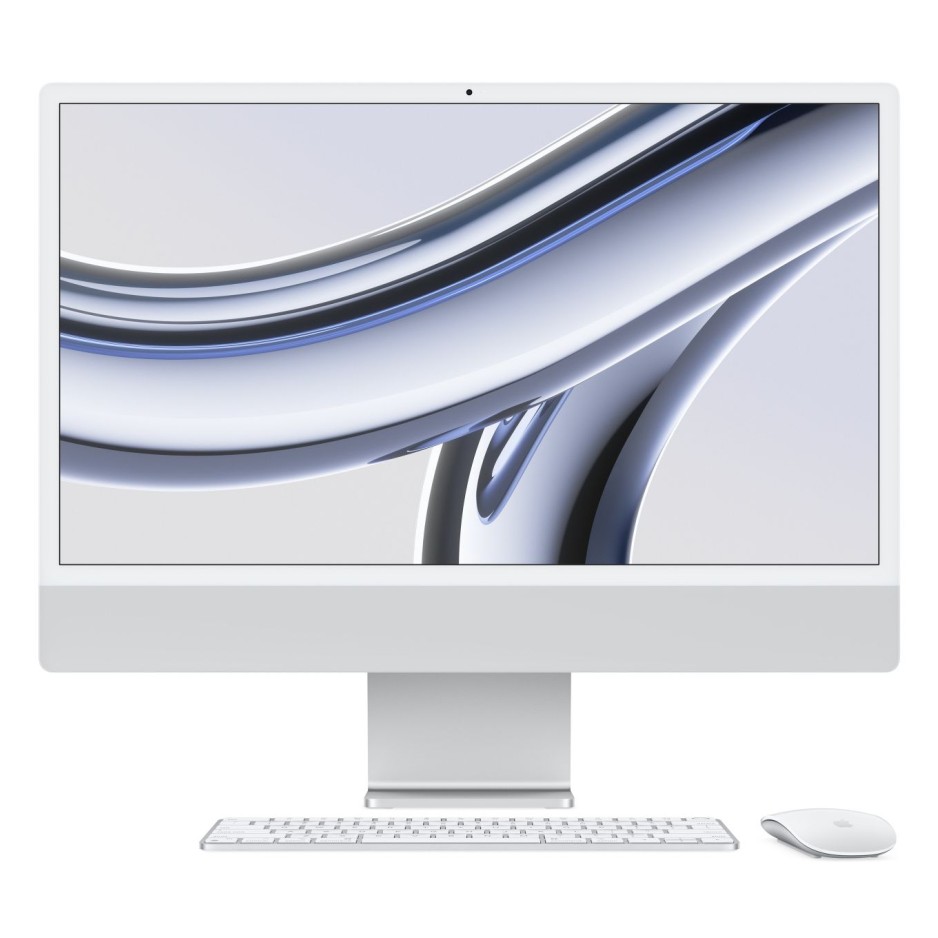 

2023 Apple iMac 24″ серебристый (Apple M3, 8Gb, SSD 512Gb, M3 (10 GPU))