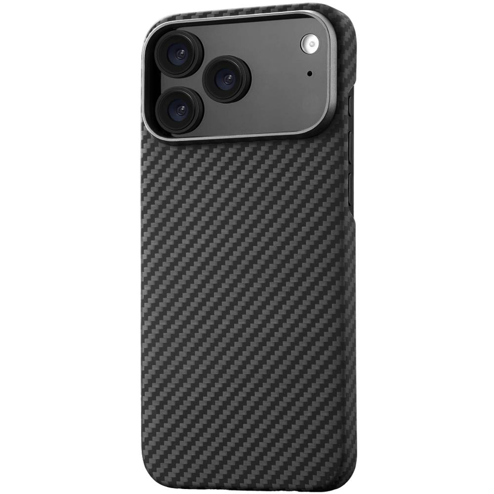 Чехол-накладка uBear Supreme для iPhone 17 Pro Max, кевлар, черный