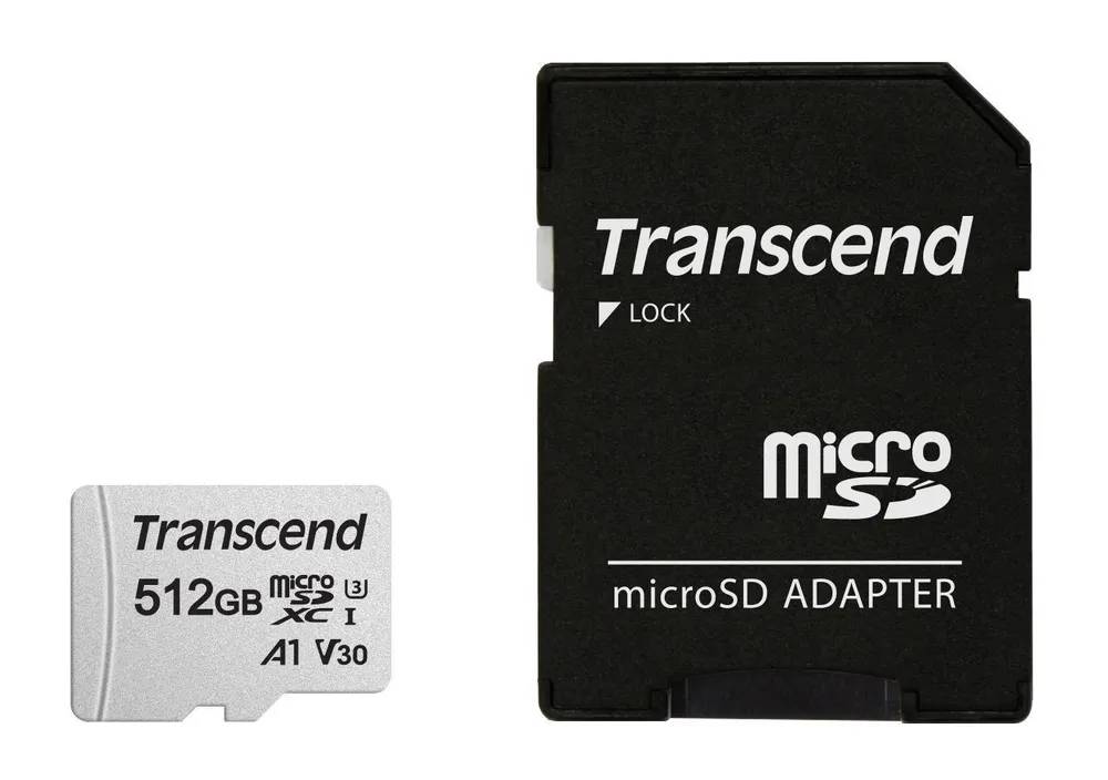 

Карта памяти microSDXC Transcend 300S, 512GB