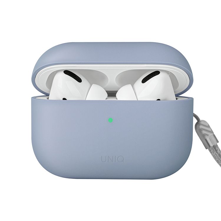 Чехол Uniq LINO синий, для AirPods Pro 2