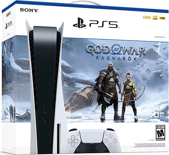 Игровая консоль Sony PlayStation 5 Digital + God of war Ragnarok 711719451297 - фото 1