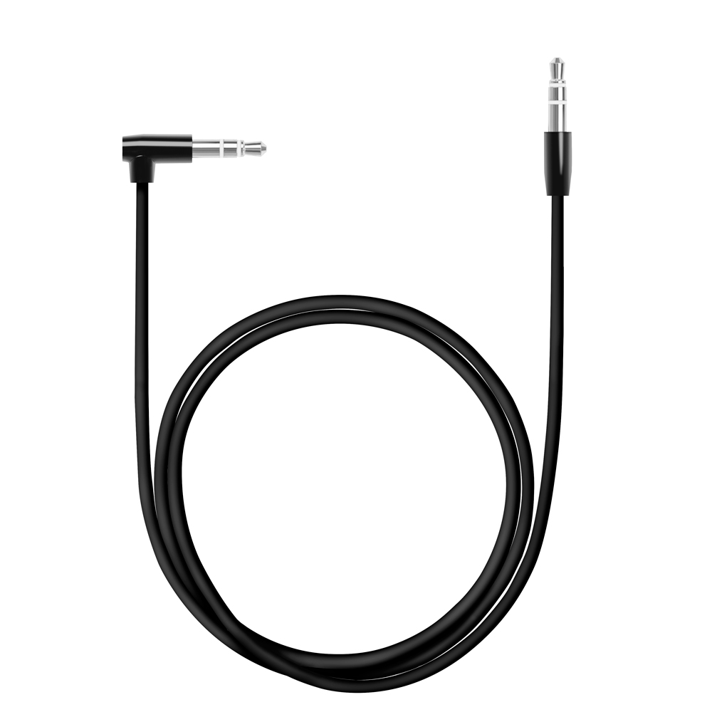 Кабель Deppa mini-jack 3.5 mm / mini-jack 3.5 mm, 1,2м, черный