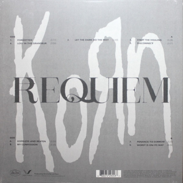 Виниловая пластинка Korn - Requiem (2022) 0888072295537 - фото 2