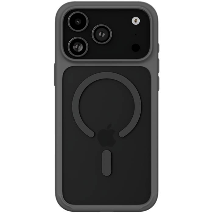 Чехол-накладка uBear Shade для iPhone 17 Pro Max, полиуретан, серый