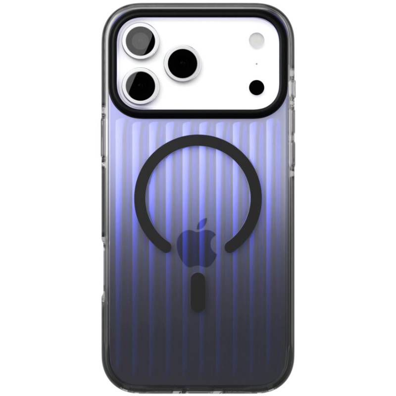Чехол-накладка VLP Pulse Case для iPhone 17 Pro Max, полиуретан/алюминий, черный