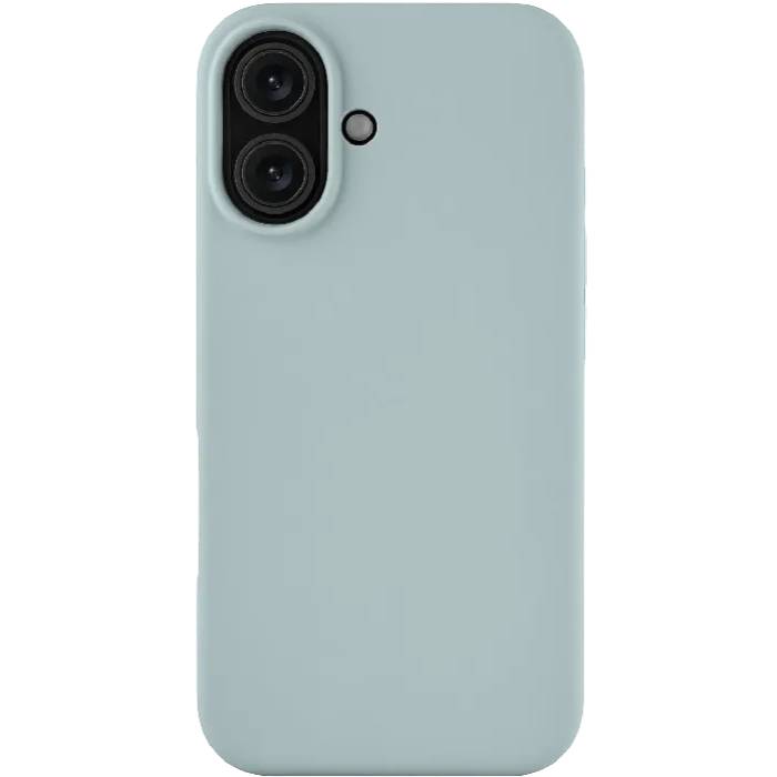 Чехол-накладка uBear Touch Mag Case для iPhone 16, силикон, мятный