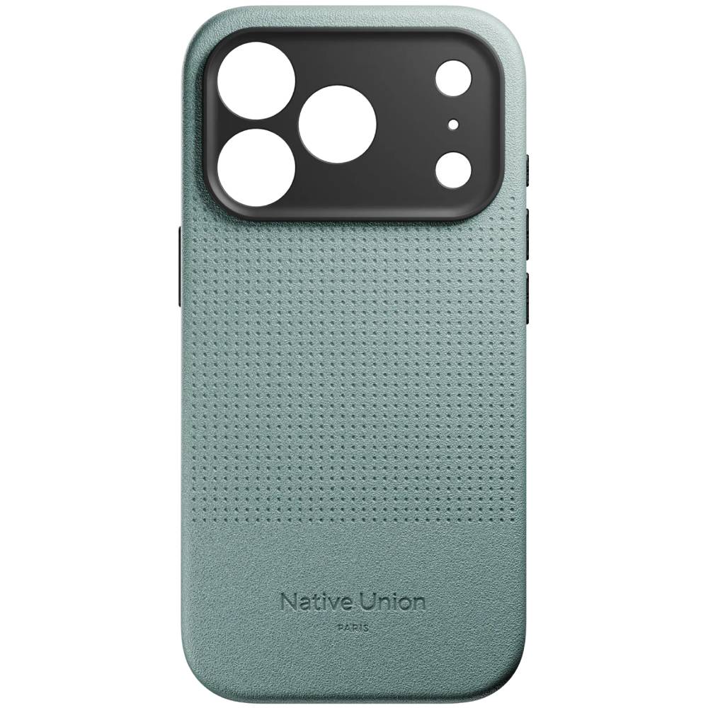 Чехол-накладка Native Union ACTIVE для iPhone 17 Pro, экокожа, зеленый