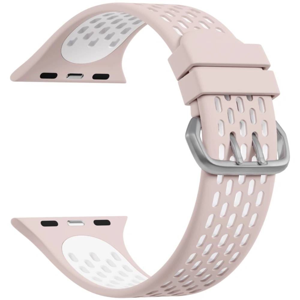 Ремешок Caweon Alphard для Apple Watch 40mm/41mm/42mm, силикон, айвори