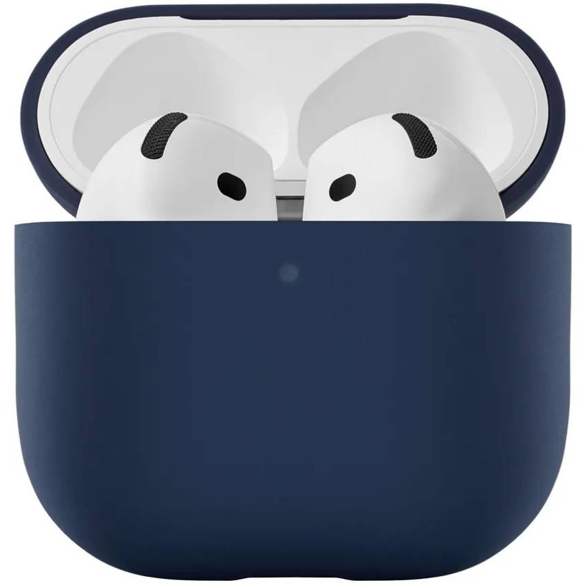 Чехол uBear Touch Pro темно-синий, для AirPods 4/4 ANC