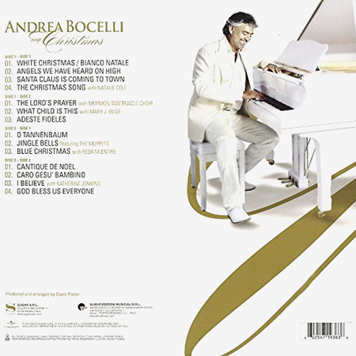 Виниловая пластинка Andrea Bocell - My Christmas (2009) 0602547193636 - фото 2