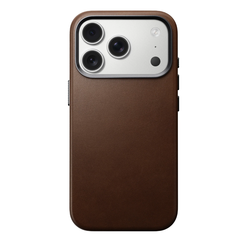 Чехол-накладка Nomad Traditional Leather Case для iPhone 17 Pro, кожа, коричневый