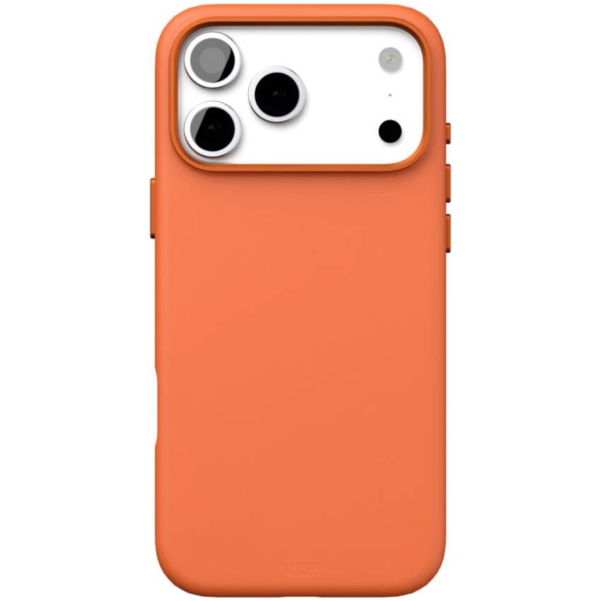 Чехол-накладка VLP Aster Pro для iPhone 17 Pro Max, силикон, оранжевый