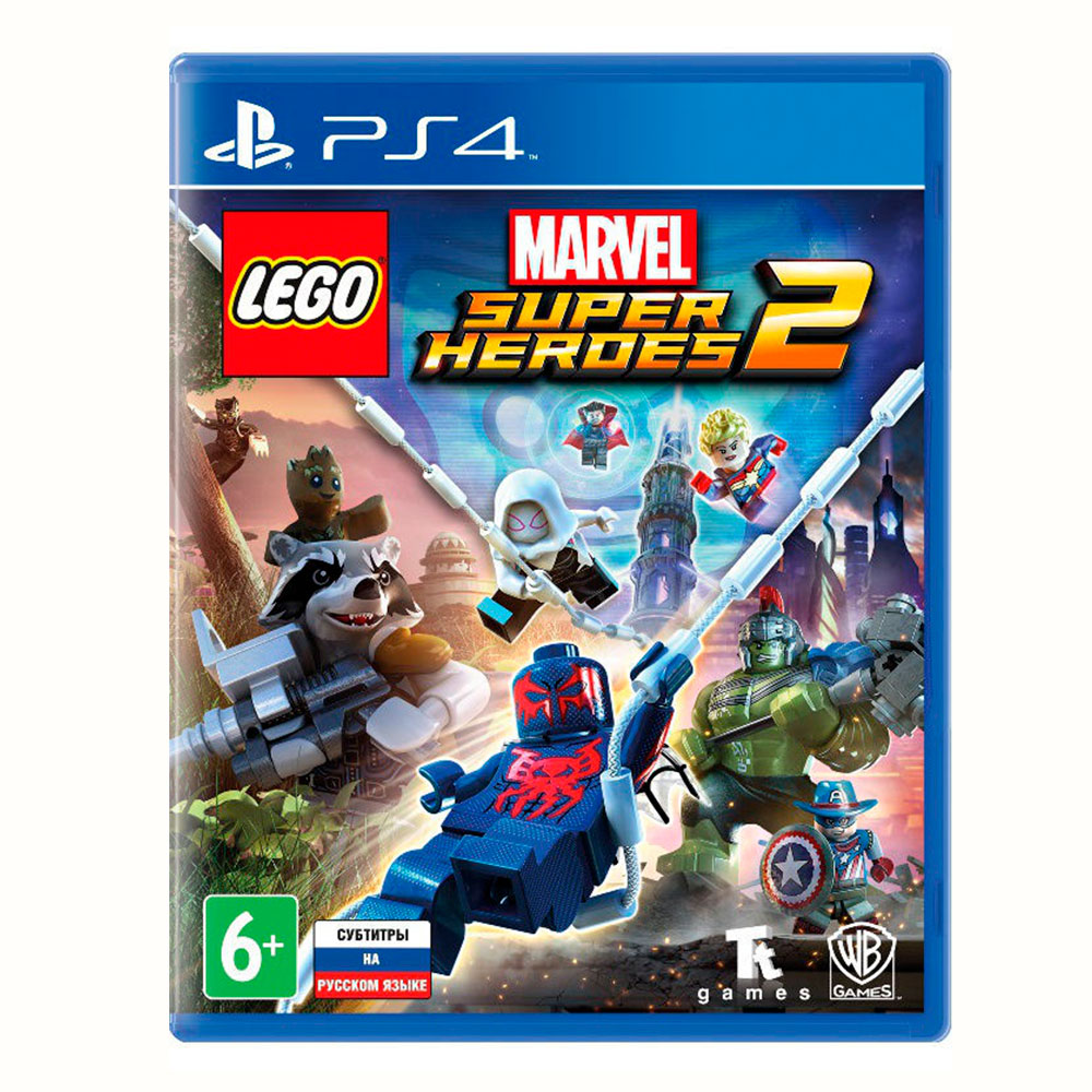 Игра для PS4 LEGO Marvel Super Heroes 2 (Русские субтитры), Приключенческий боевик, Стандартное издание, Blu-ray