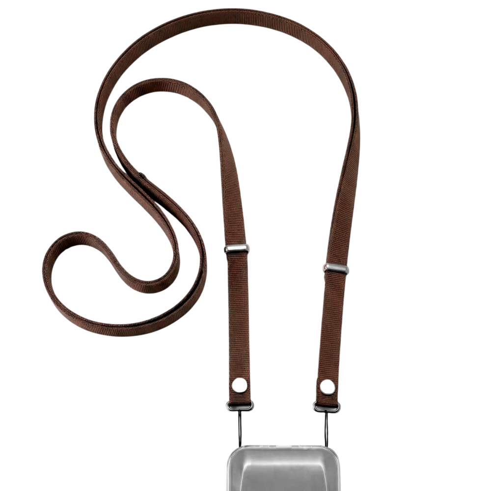 Ремешок FLEXIS Crossbody Strap 103-202 см коричневый