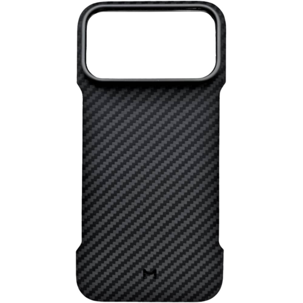 Чехол-накладка Magssory Aramid Zero для iPhone 17 Pro Max, кевлар, черный