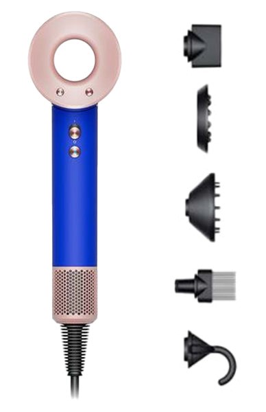Фен Dyson Supersonic HD07 синий/бежевый (Blue/Blush)