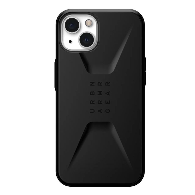 

Чехол-накладка UAG Civilian для iPhone 13, поликарбонат, черный