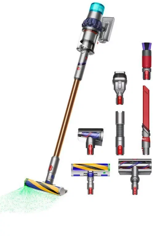 

Пылесос Dyson V15 Detect Extra (SV22), синий/медь