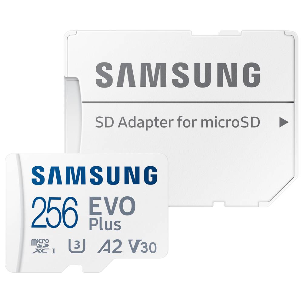 Карта памяти microSDXC 256 Гб Samsung EVO Plus Class 10 UHS-1, +адаптер MB-MC256KA/RU - фото 4