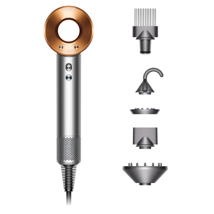 Фен Dyson Supersonic HD07 никель/медь (Nickel/Copper)