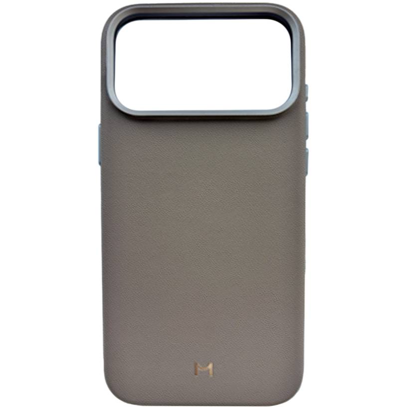 Чехол-накладка Magssory Eco-Leather Case для iPhone 17 Pro Max, экокожа, латте