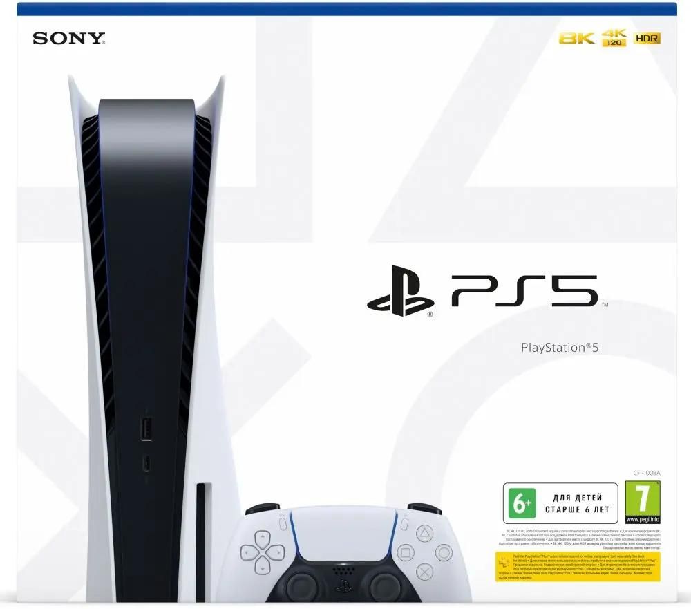 Игровая консоль Sony PlayStation 5 Blu-Ray Edition (CFI-1008A) PS719398707 - фото 4