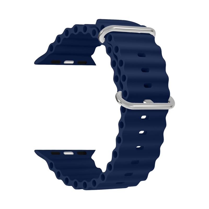 Ремешок Lyambda Nekkar для Apple Watch 42/44/45/49mm, Силикон, синий