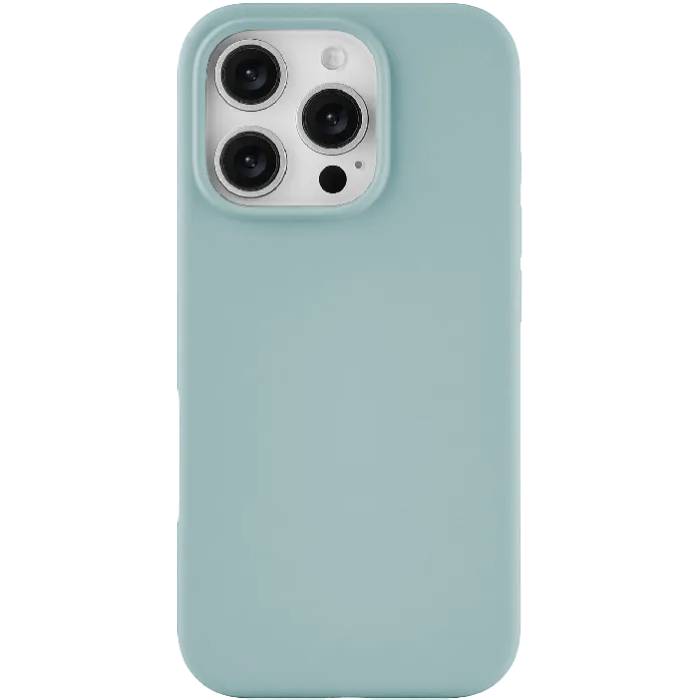 Чехол-накладка uBear Touch Mag Case для iPhone 16 Pro, силикон, мятный