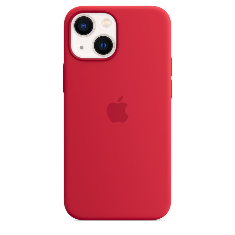 

Чехол-накладка Apple MagSafe для iPhone 13 mini, силикон, красный