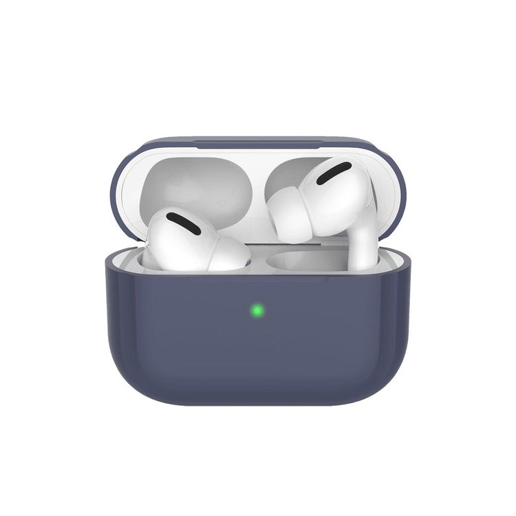Силиконовый чехол Deppa для AirPods Pro, цвет: синий