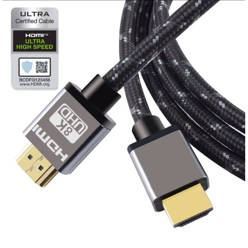 Кабель Mobiledata HDMI/HDMI 8К, 2м, серый HDMI-2.1-HDR-GN-2.0 - фото 3