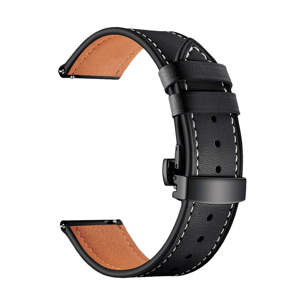 

Ремешок Lyambda ANNET MANCINI кожа, цвет черный, для Galaxy Watch Active