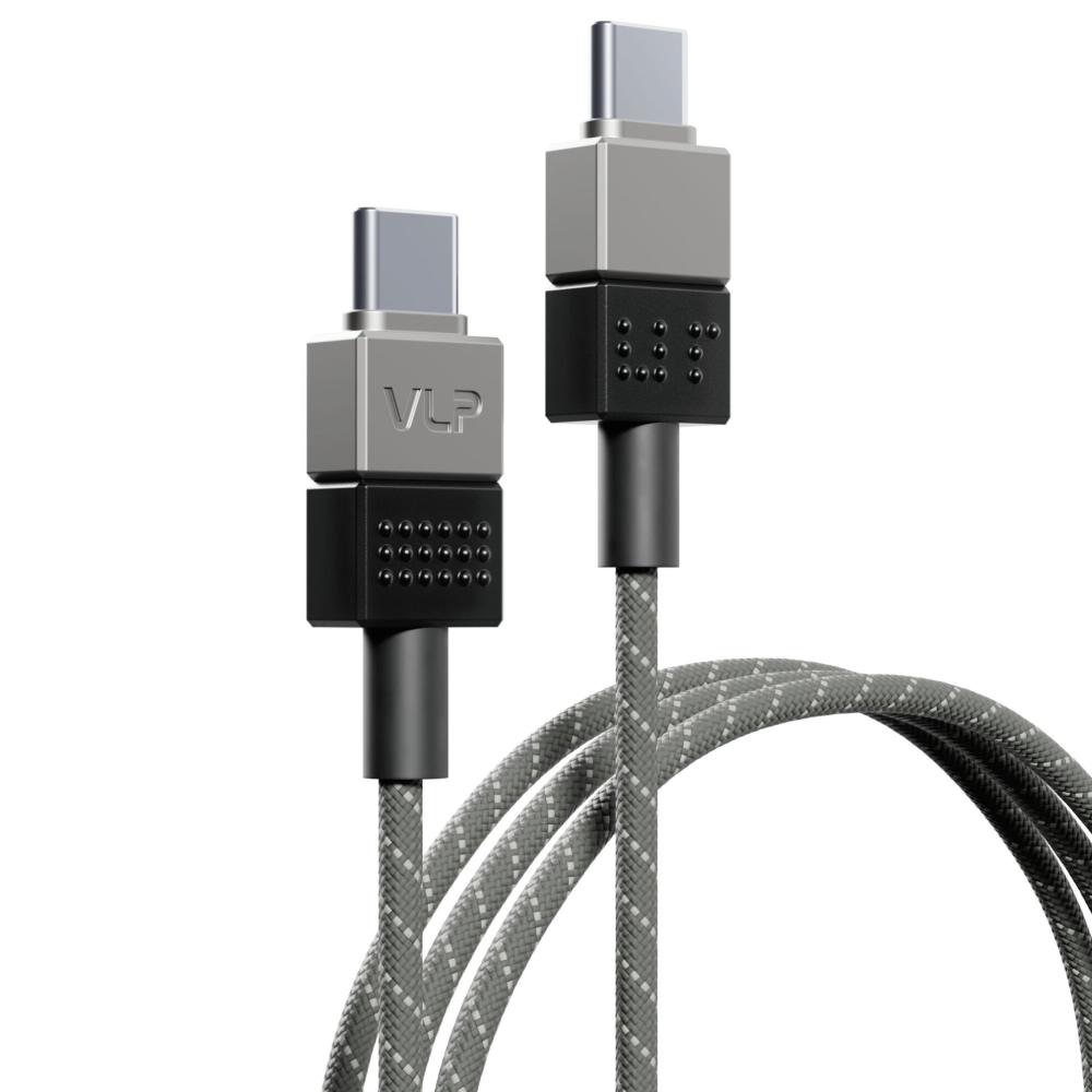 Кабель VLP NEO Phantom USB-C / USB-C, 100Вт 1,5м, серый