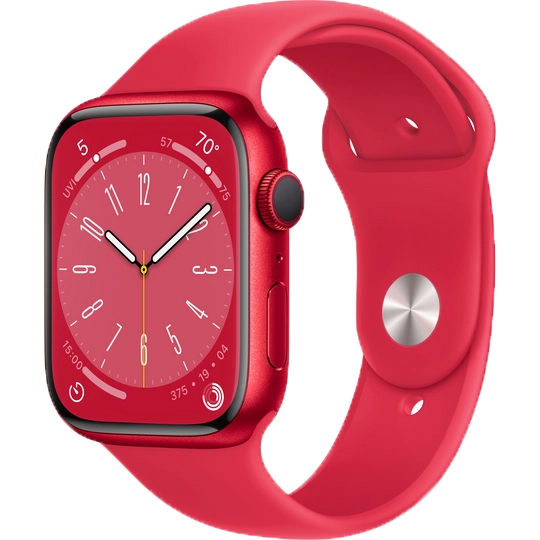

Apple Watch Series 8 GPS 45mm (корпус - (PRODUCT)RED, спортивный ремешок (PRODUCT)RED, IP6X)