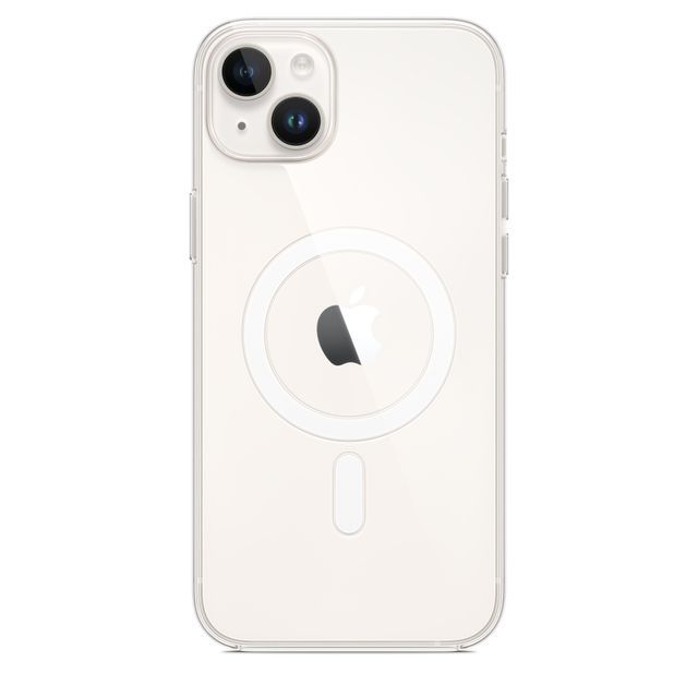 

Чехол-накладка Apple MagSafe для iPhone 14 Plus, полиуретан, прозрачный