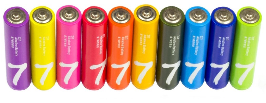 

Батарейка ZMI AAA Rainbow Zi5 (24 шт), 1,5В