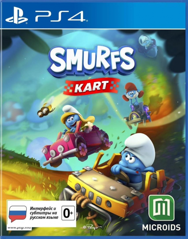 Игра PS4 Smurfs Kart, Стандартное издание