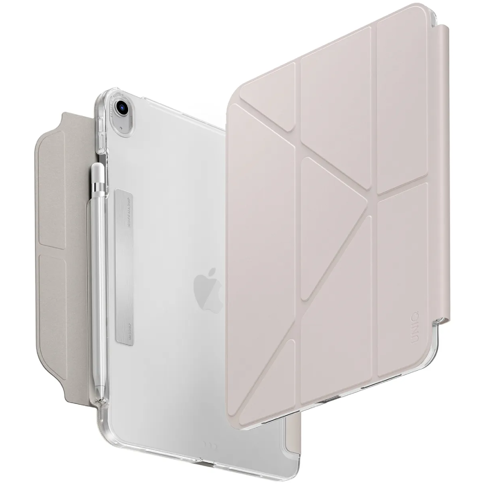 Чехол-книжка Uniq Camden Click для iPad 11 (2025)/10,9″ (2022), поликарбонат, айвори