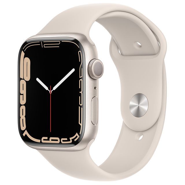 

Apple Watch Series 7 GPS 41mm (корпус - сияющая звезда, спортивный ремешок цвета сияющая звезда, IP67/WR50)